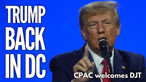 Trump and Bolsanaro speaks at CPAC Washington D.C. and I show you around before he arrives.