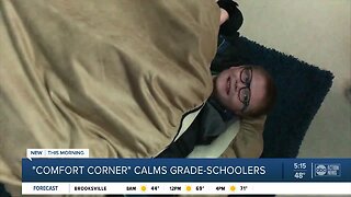 'Comfort Corner' sensory room at Hunter’s Green Elementary helps kids with autism, anxiety relax