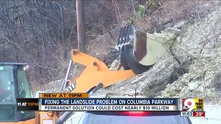 Fixing the landslide problem on Columbia Parkway