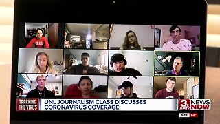 UNL journalism class discusses coronavirus coverage