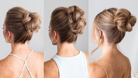 3 EASY UPDOS | Easy Hairstyles |Hairstyles