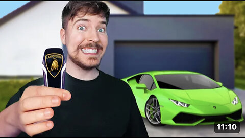 My Lamborghini Win from MrBeast! Thanks @MrBeast!! 🚗