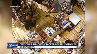Germantown Cracker Barrel brawl caught on surveillance video