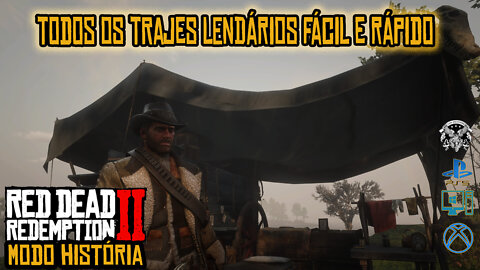 Red dead redemption 2 Como obter os trajes lendários rápido e fácil