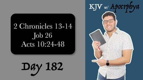 Day 182 - Bible in One Year KJV [2022]