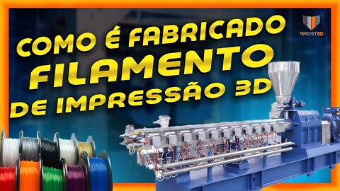 🔵 COMO É FABRICADO FILAMENTOS PARA IMPRESSÃO 3D | Veja como é simples