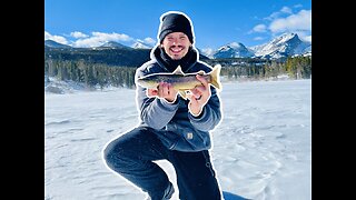 Ice Fishing Rocky Mountain National Park for Brown Trout