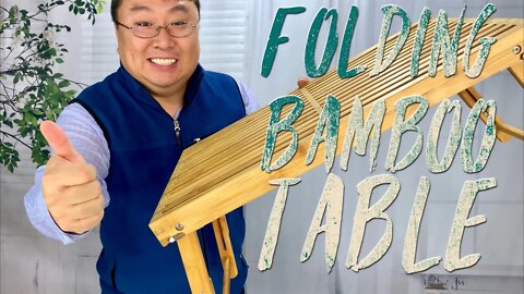 Bamboo Folding Tray Table by NNEWVANTE Review