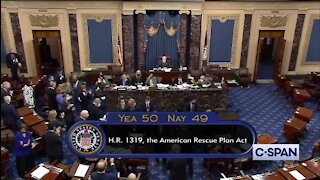 Dems Applaud After Passing Massive $1.9 Trillion COVID Bill