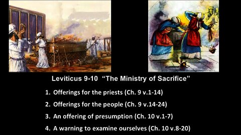 Leviticus 9-10 "The Ministry of Service" - Calvary Chapel Fergus Falls