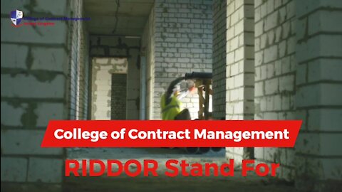 RIDDOR Stand For | CCMUK