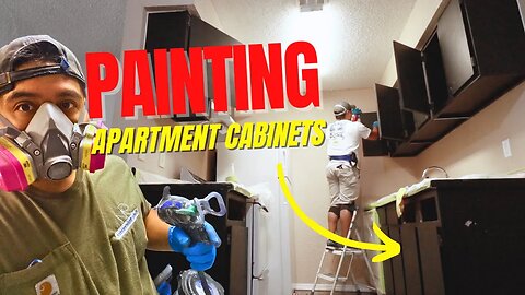 Painting Disgusting Kitchen Cabinets