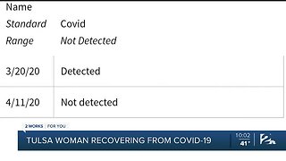 Tulsa woman beat COVID-19, has message for those still fighting