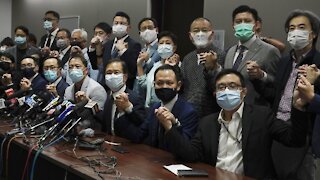 Hong Kong Pro-Democracy Lawmakers To Resign