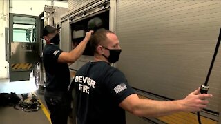 Denver firefighters helping administer COVID-19 vaccine