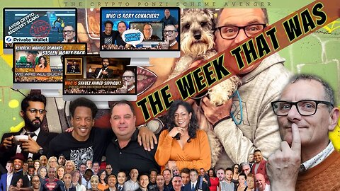 🔴 LIVE NOW - The Week That Was - The Crypto Ponzi Scheme Avenger