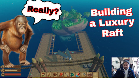 Raft Gameplay Finding Cheatopia Building a luxury Raft with Cheat Engine