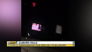 Pornographic film seen on I-75 billboard