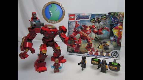 West Mitten Bricks Lego Avengers Iron Man Hulkbuster Versus AIM Agent 76164