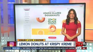 Lemon Glaze Donuts for a limited time