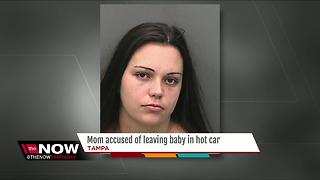 Police: Woman left infant in hot car to go pay fine at courthouse