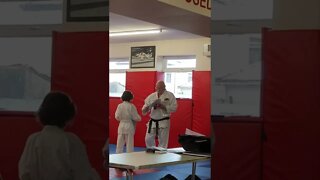 passed Karate grading