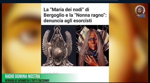 PAPA BERGOGLIO è UN MASSONE,PAGANO E SATANISTA🏳️‍🌈 E TUTTI TACCIONO! DALLA MADONNA CHE SCIOGLIE I NODI DEL 2016 ALLA PACHAMAMA DEL 2019 ALLO SCIAMANO E LA NONNA RAGNO (SPIDER GRANDMOTHER) DEL 2022