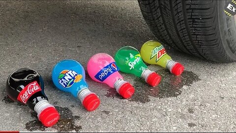 Experiment Chocolate Bars vs Car vs Colorful Water Balloons | Crushing Crunchy & Soft Things by Car!