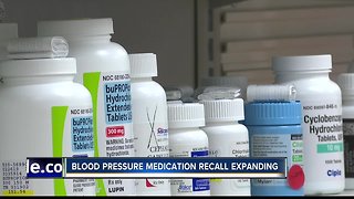 Blood pressure medication recall expands again to include losartan