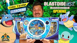 Blastoise GX Premium Collection | Tag Team Searching | Pokemon Cards Opening