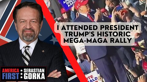 I attended President Trump's historic mega-MAGA rally. Chris Stigall with Sebastian Gorka