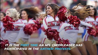 NFL Cheerleader Kneels During the National Anthem, Internet Firestorm Ensues