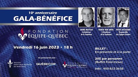 Vendredi le 16 Juin 2023 - Évènements à la SSBJ de Montréal à 18h00