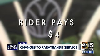 Changes being considered to Mesa's paratransit services