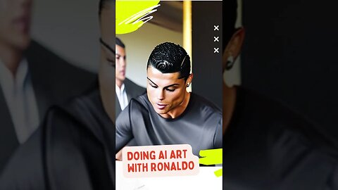 Practice Art with CR7 @tvasart #ronaldo #football #ai #viral #shorts #art #subscriber #cr7 #popart