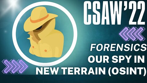 CSAW CTF 2022: Our Spy In New Terrain (OSINT)