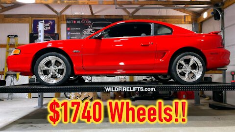 $400 IAA Mustang GT gets $1740 Wheels and Tires + New House and Shop!!