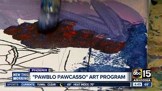 Adults with special needs participate in art program