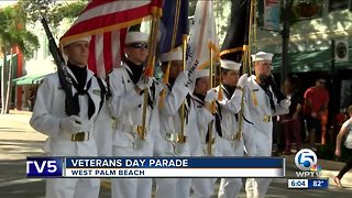 Veterans Day Parade held in downtown West Palm Beach