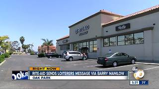 Rite-Aid sends loiterers message with Barry Manilow