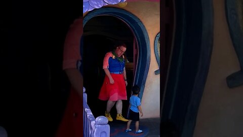 Disney is getting SLAMMED for having men in dresses greet children at theme parks #Disney #shorts