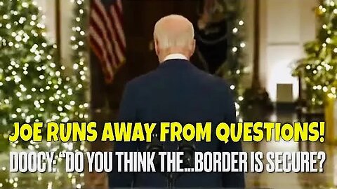 Biden RUNS AWAY as Peter Doocy asks Joe about his BORDER CRISIS