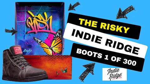 Risk Rock Studios special collaboration with Indie Ridge - The Risky Boot