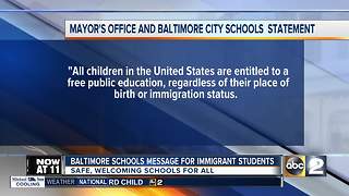 BCPS Message for immigrant students