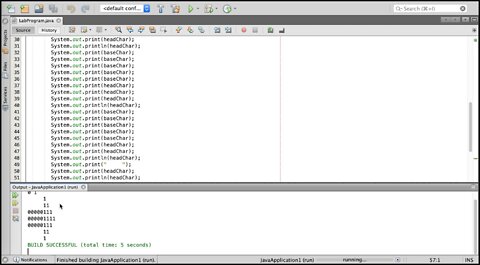 INPUT AND FORMATTED OUTPUT: RIGHT-FACING ARROW | USING NETBEANS | Angel Palacios