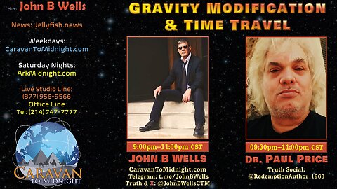Gravity Modification & Time Travel - John B Wells LIVE