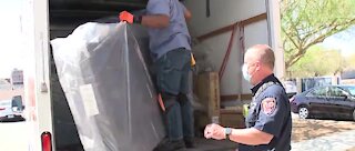 Walker Furniture delivers new mattresses to Firehouse Station 21