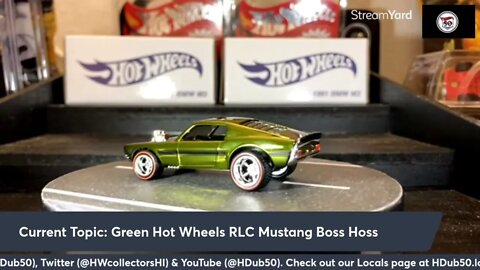 Hot Wheels RLC Exclusive Green Mustang Boss Hoss Cracking Open