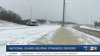 National Guard helping stranded drivers