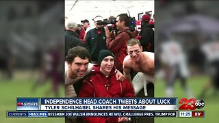 Independence High School coach tweets after Andrew Luck retirement